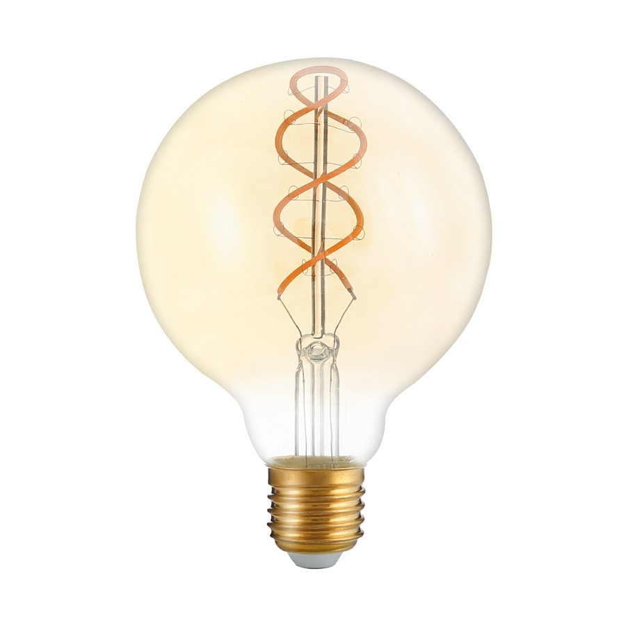 Spiral soft led filament bulb G80